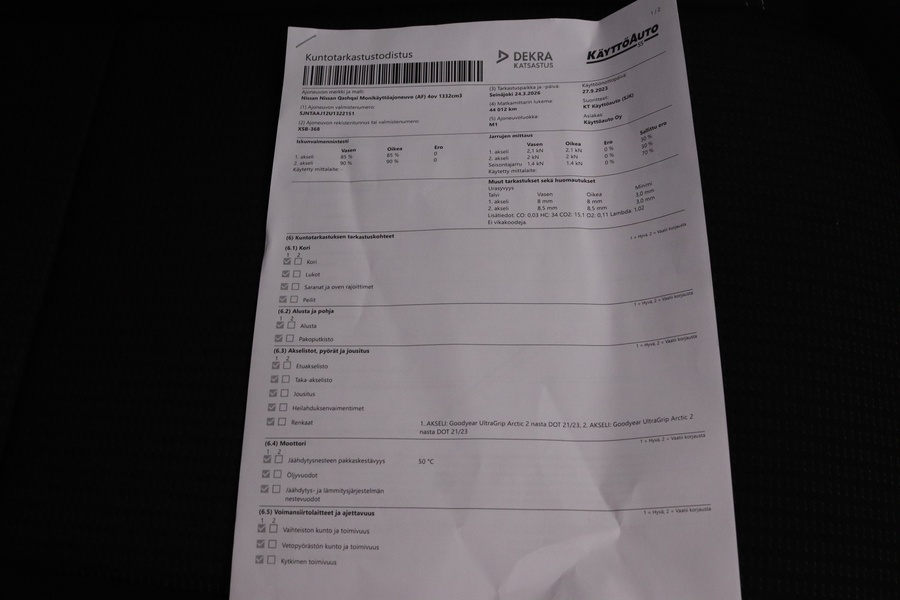 Nissan Qashqai vaihtoauto