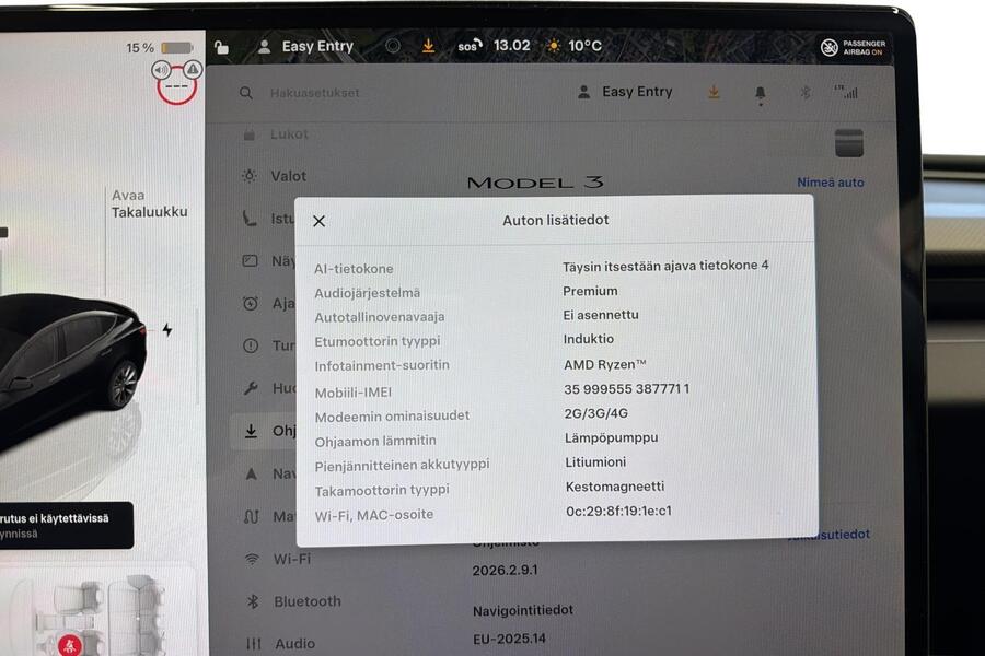 Tesla Model 3 vaihtoauto