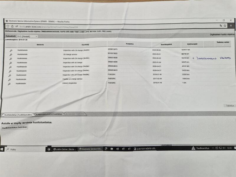 Skoda Rapid vaihtoauto