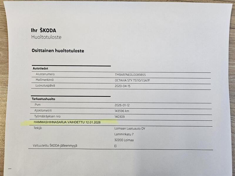 Skoda Octavia vaihtoauto