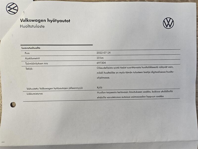 Volkswagen Transporter vaihtoauto