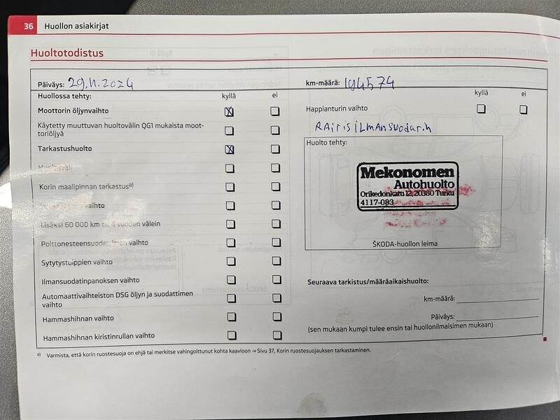 Skoda Octavia vaihtoauto