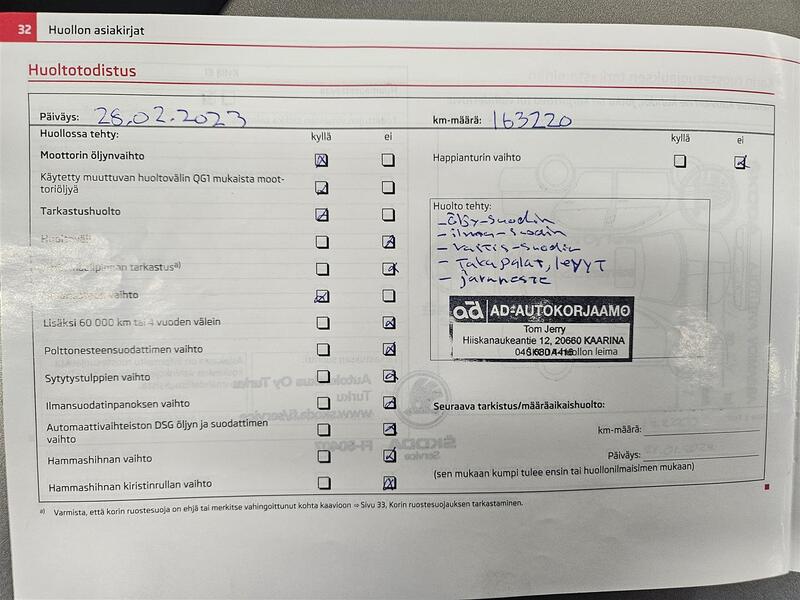 Skoda Octavia vaihtoauto