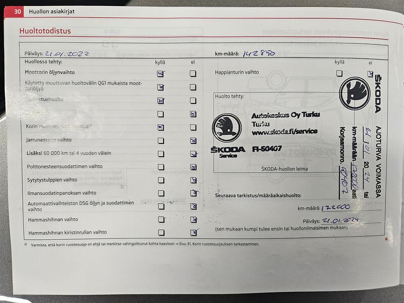 Skoda Octavia vaihtoauto