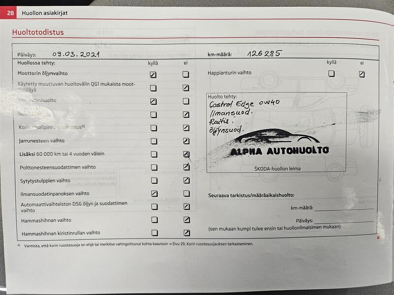 Skoda Octavia vaihtoauto