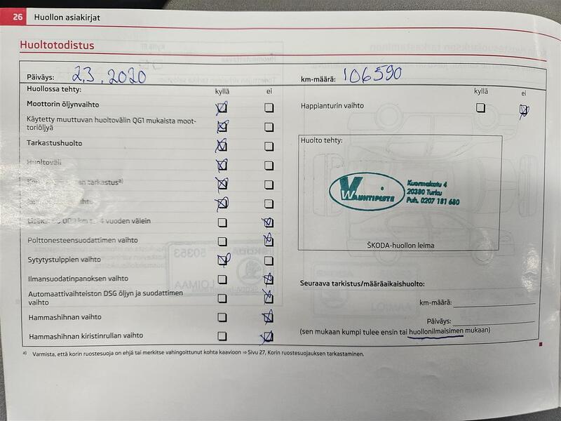 Skoda Octavia vaihtoauto