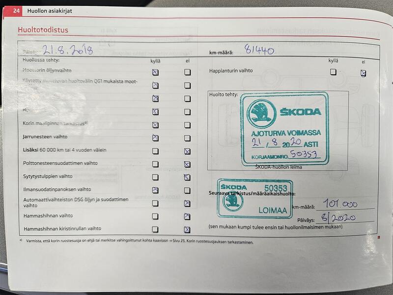 Skoda Octavia vaihtoauto