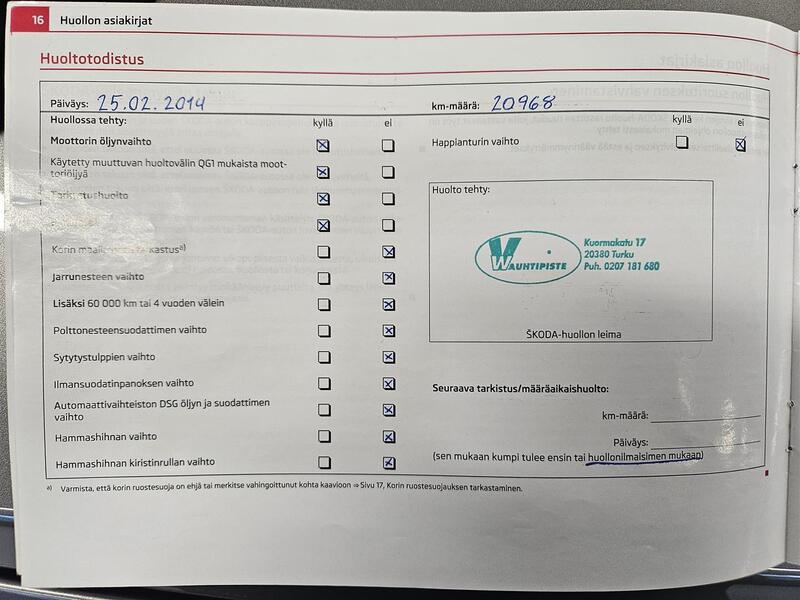 Skoda Octavia vaihtoauto