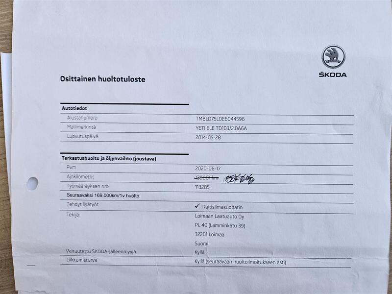 Skoda Yeti vaihtoauto