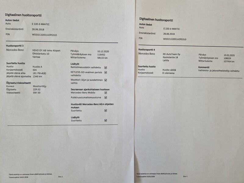 Mercedes-Benz E vaihtoauto