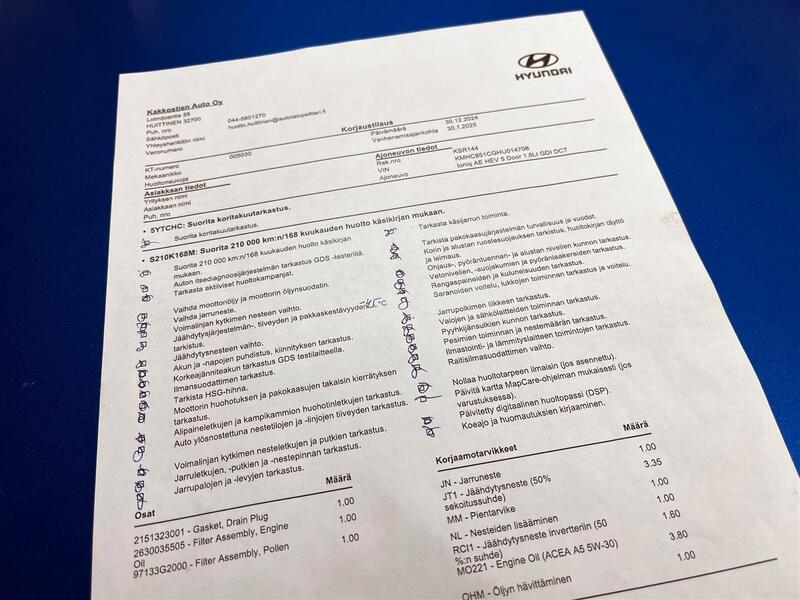 Hyundai IONIQ hybrid vaihtoauto