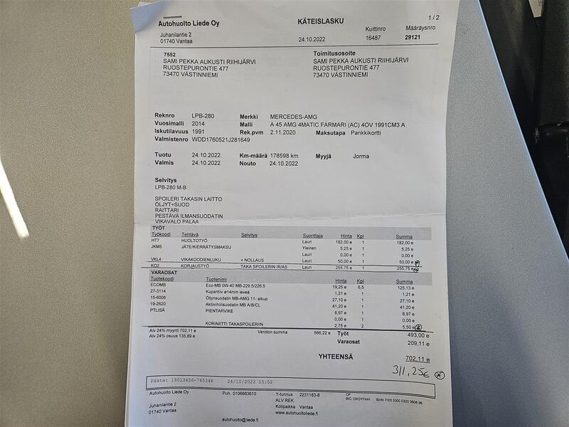 Mercedes-Benz A vaihtoauto