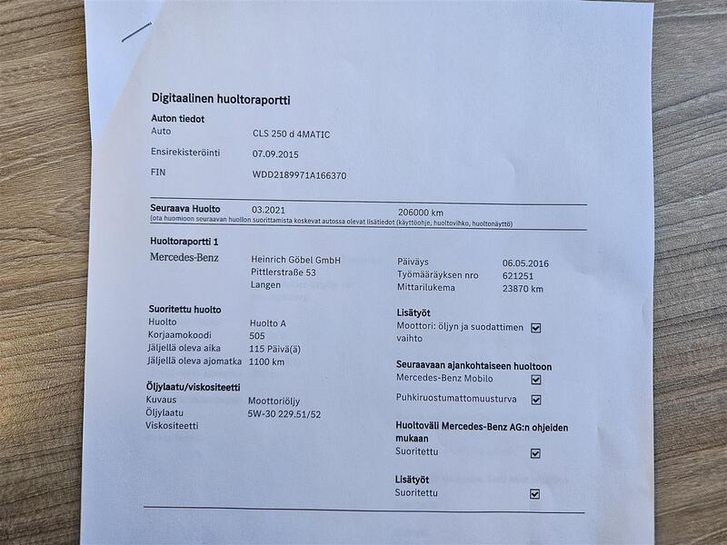 Mercedes-Benz CLS vaihtoauto