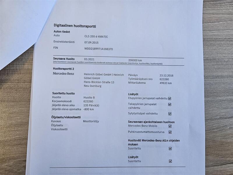 Mercedes-Benz CLS vaihtoauto