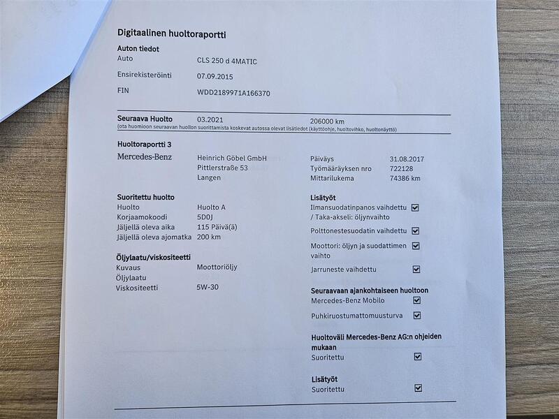 Mercedes-Benz CLS vaihtoauto