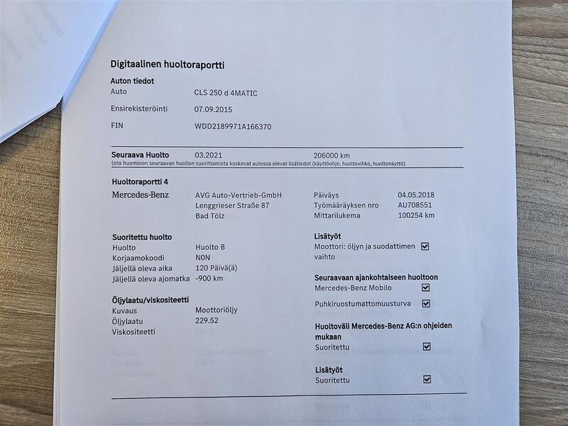 Mercedes-Benz CLS vaihtoauto