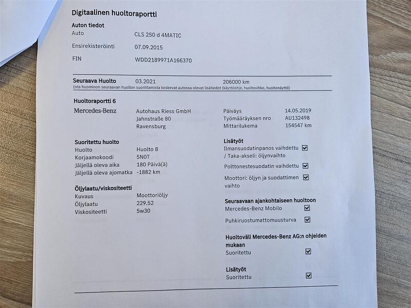 Mercedes-Benz CLS vaihtoauto