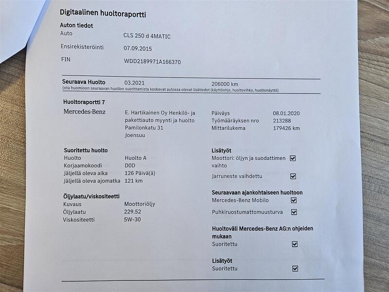 Mercedes-Benz CLS vaihtoauto