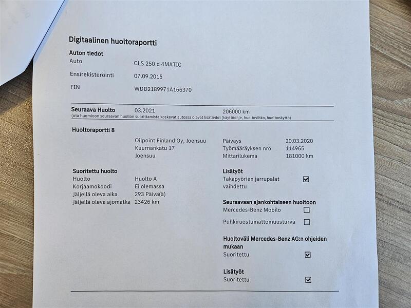 Mercedes-Benz CLS vaihtoauto