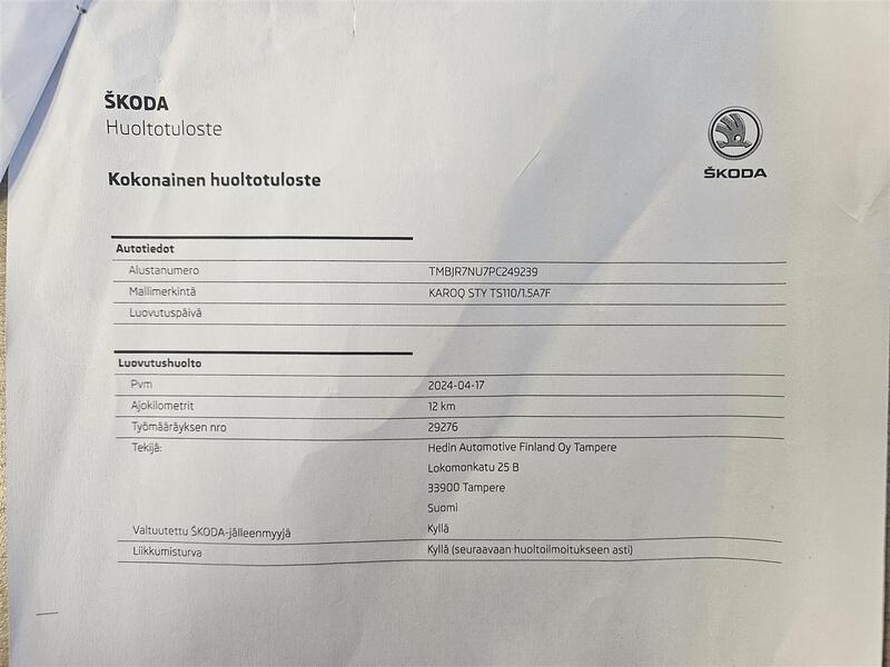 Skoda Karoq vaihtoauto