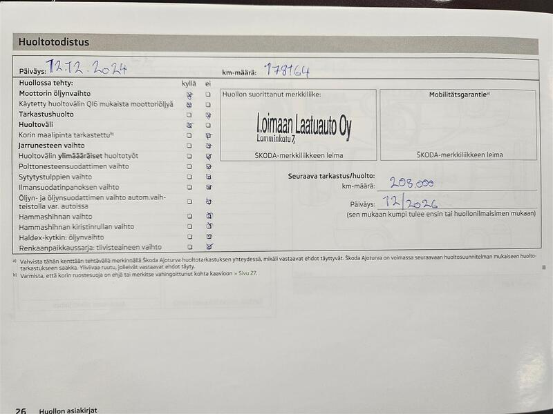 Skoda Octavia vaihtoauto