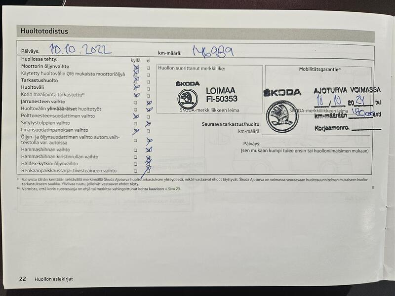 Skoda Octavia vaihtoauto