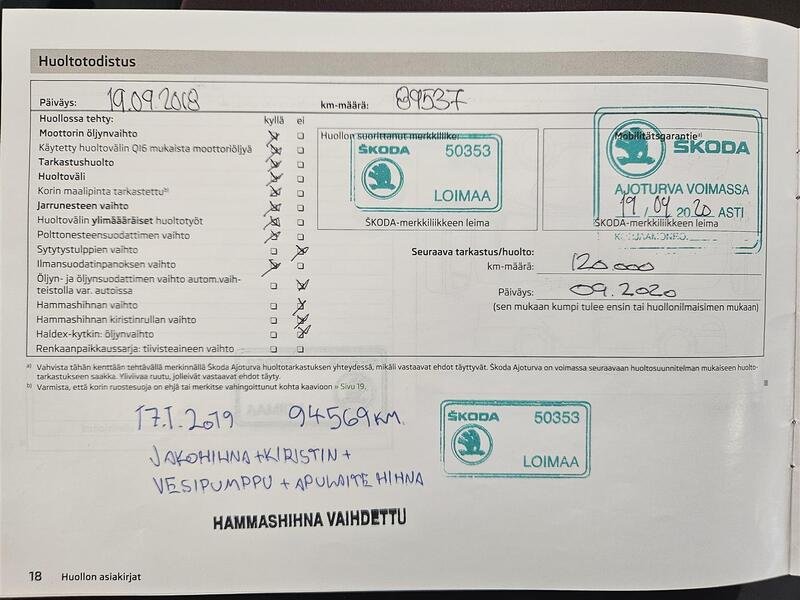 Skoda Octavia vaihtoauto