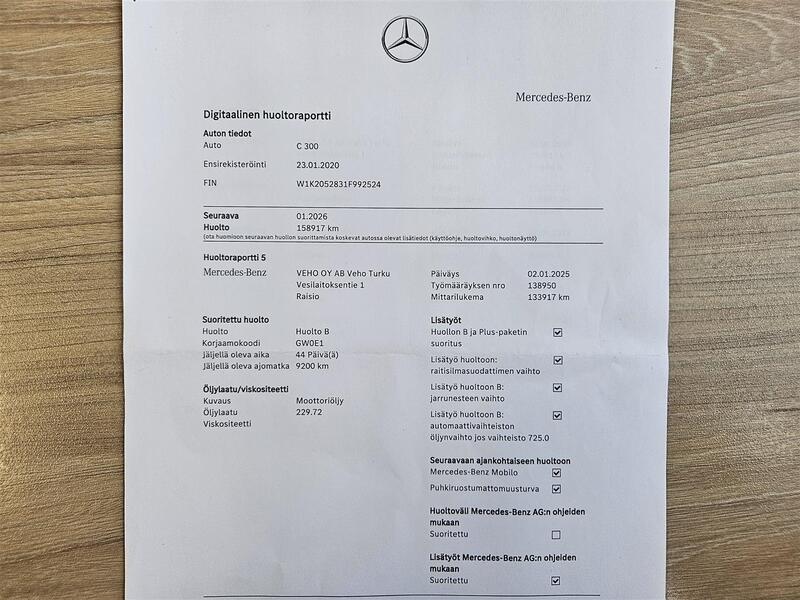 Mercedes-Benz C vaihtoauto