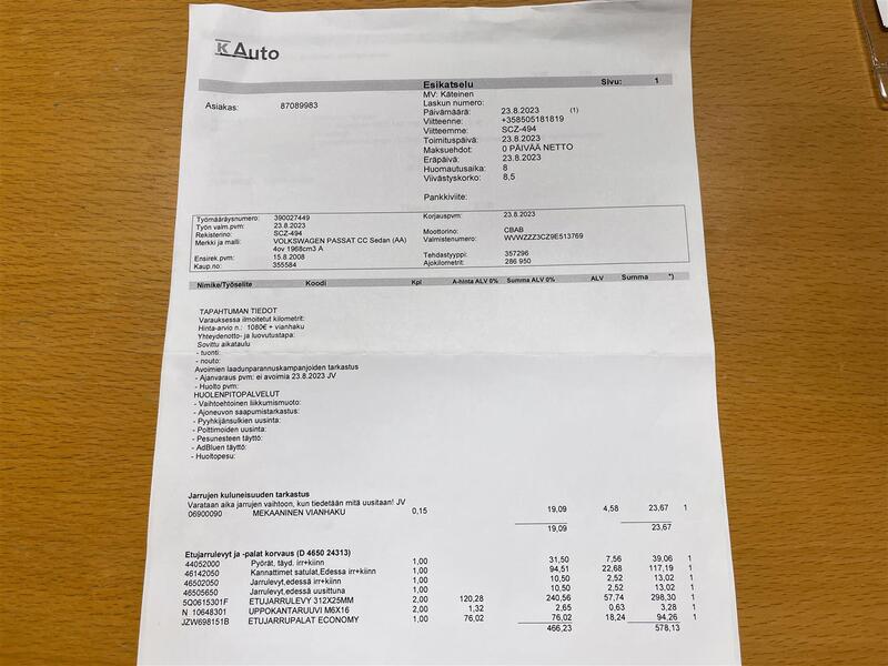 Volkswagen Passat CC vaihtoauto