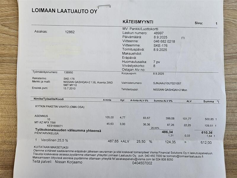 Nissan Qashqai+2 vaihtoauto