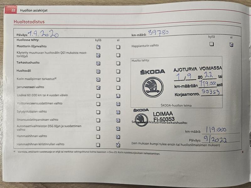 Skoda Octavia vaihtoauto