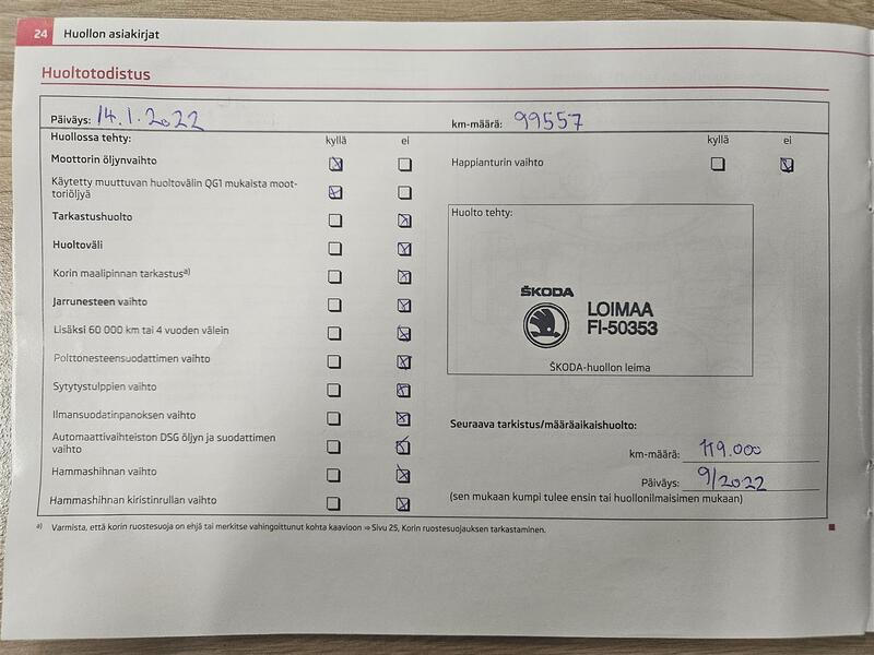 Skoda Octavia vaihtoauto