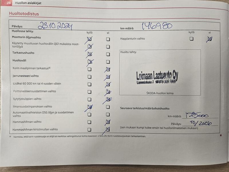 Skoda Octavia vaihtoauto