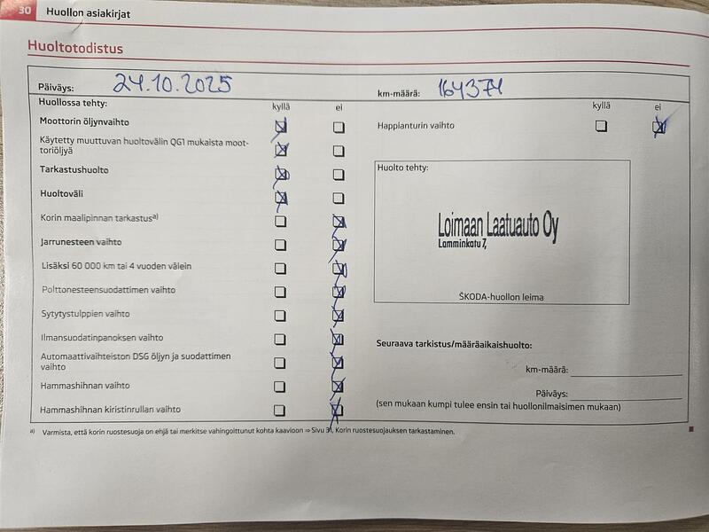 Skoda Octavia vaihtoauto