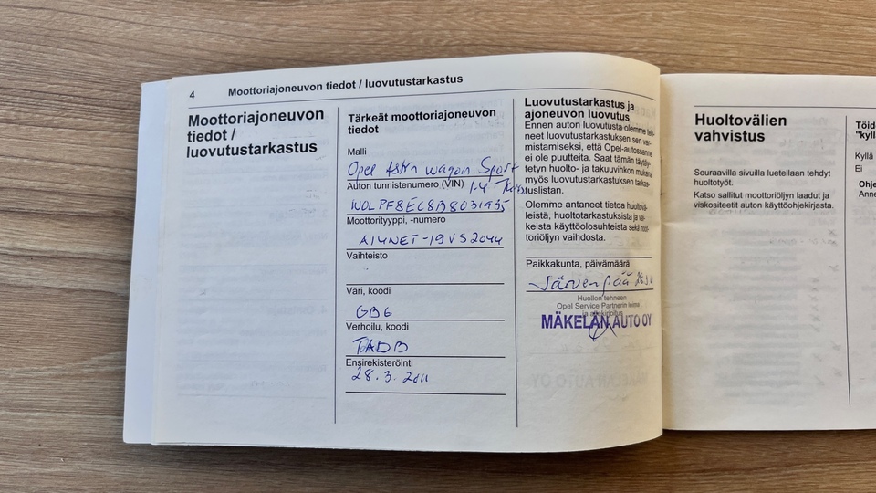 Opel Astra vaihtoauto