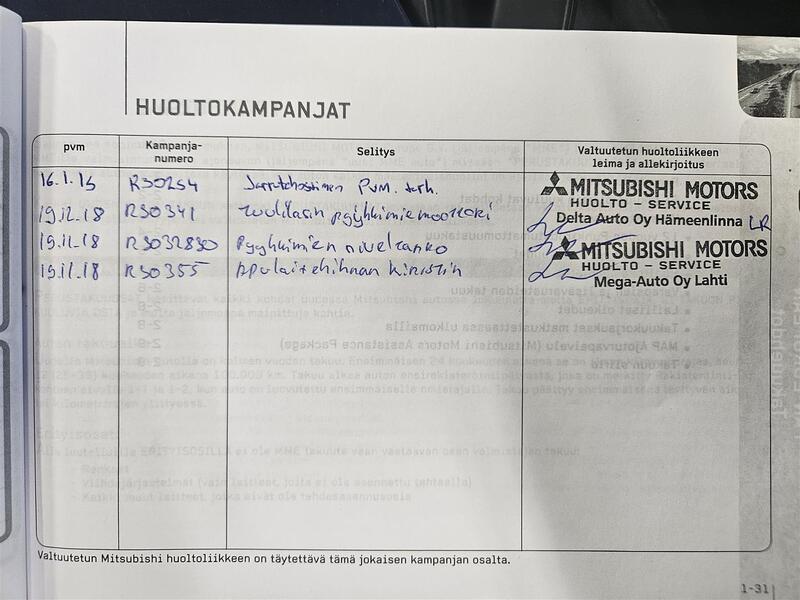 Mitsubishi Outlander vaihtoauto