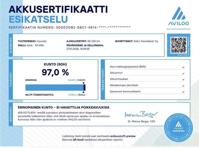 Hyundai Kona vaihtoauto