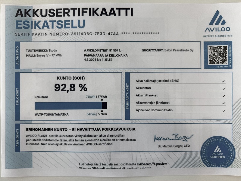 Skoda Enyaq vaihtoauto