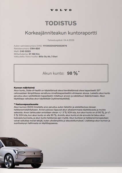 Volvo C40 vaihtoauto