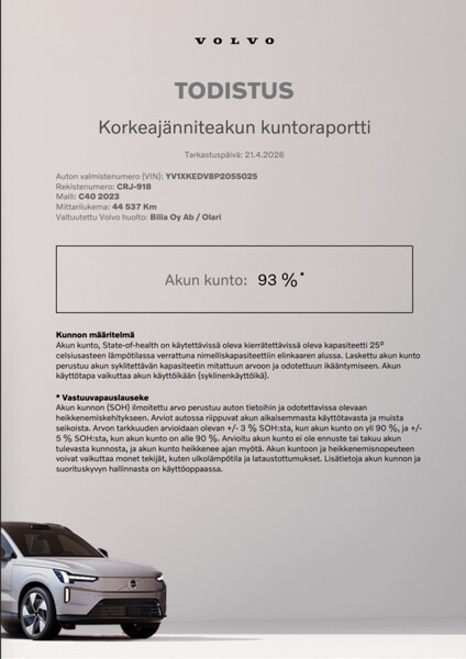 Volvo C40 vaihtoauto