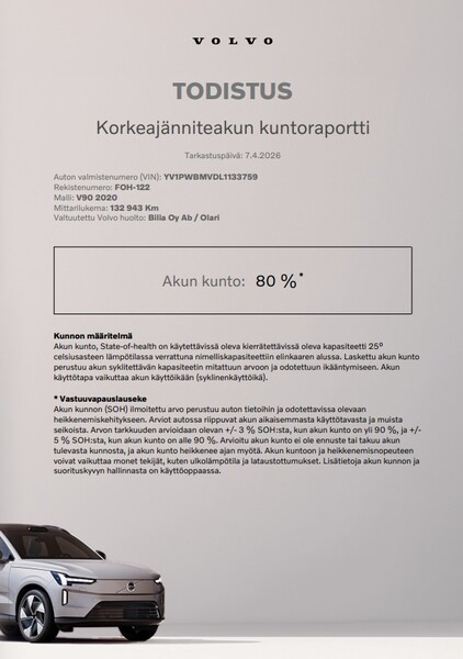 Volvo V90 vaihtoauto