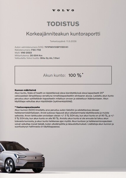 Volvo V90 vaihtoauto