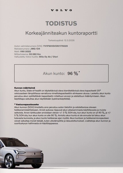 Volvo V90 vaihtoauto