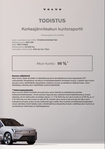 Volvo V60 vaihtoauto