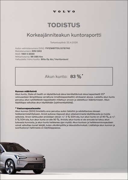 Volvo V60 vaihtoauto