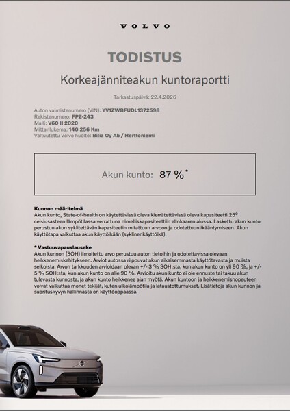 Volvo V60 vaihtoauto