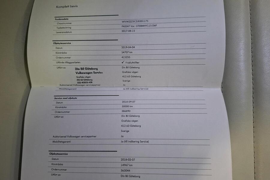 Volkswagen Passat vaihtoauto