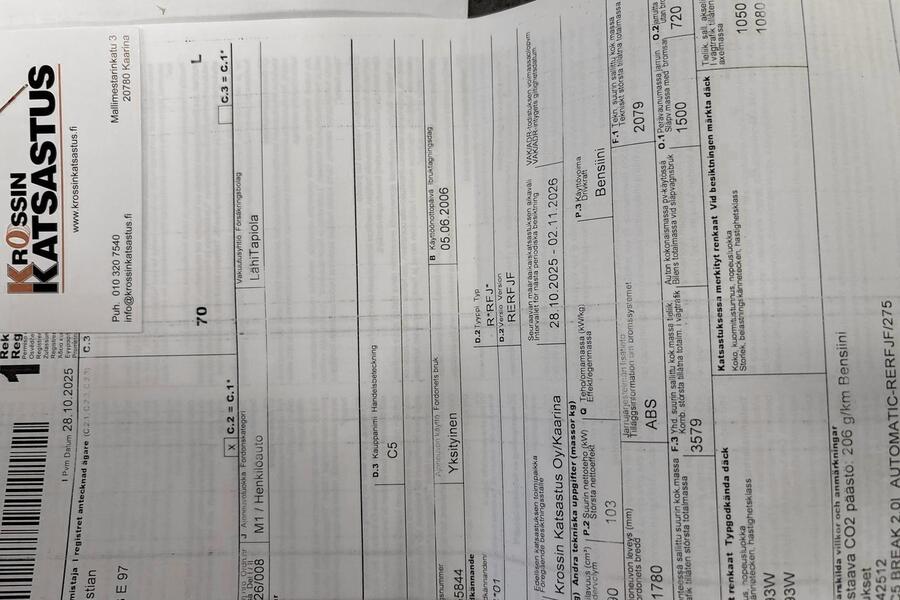 Citroën C5 vaihtoauto