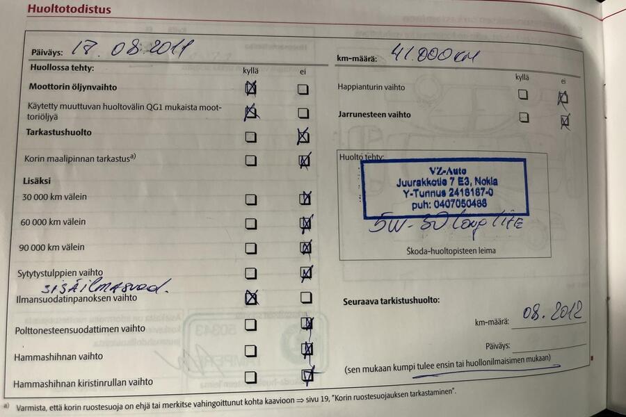 Skoda Octavia vaihtoauto