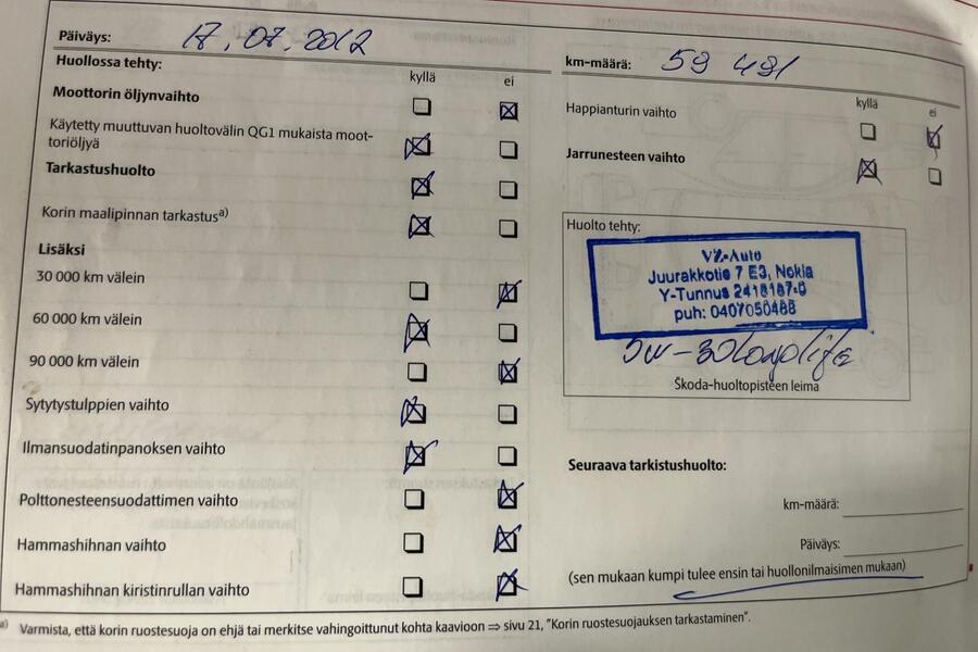 Skoda Octavia vaihtoauto